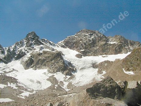 Großlitzner 3.109 m und Großes Seehorn 3.121 m