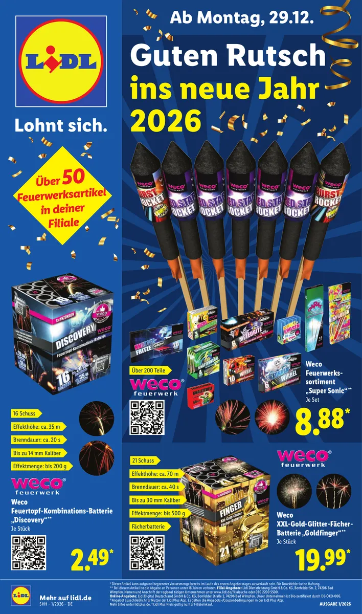 Lidl Feuerwerk
