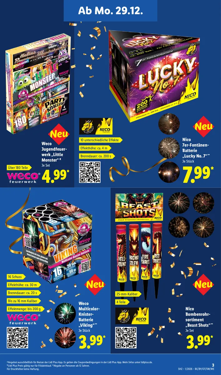 Lidl Feuerwerk