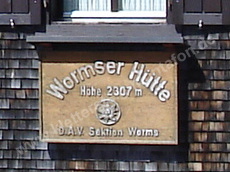 Wormser Hütte 2.307 m