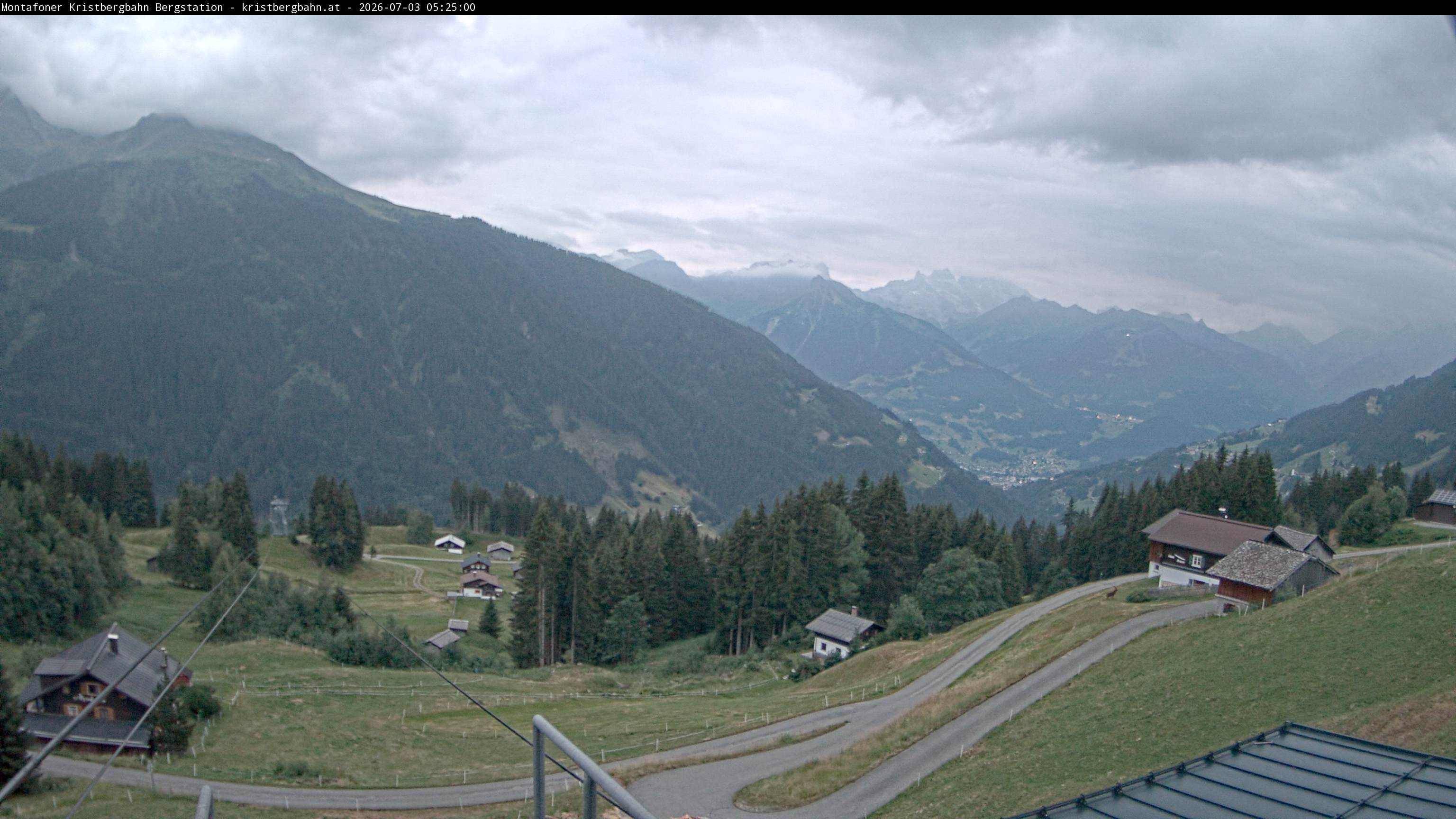 Montafoner Kristbergbahn Bergstation 1.443 m