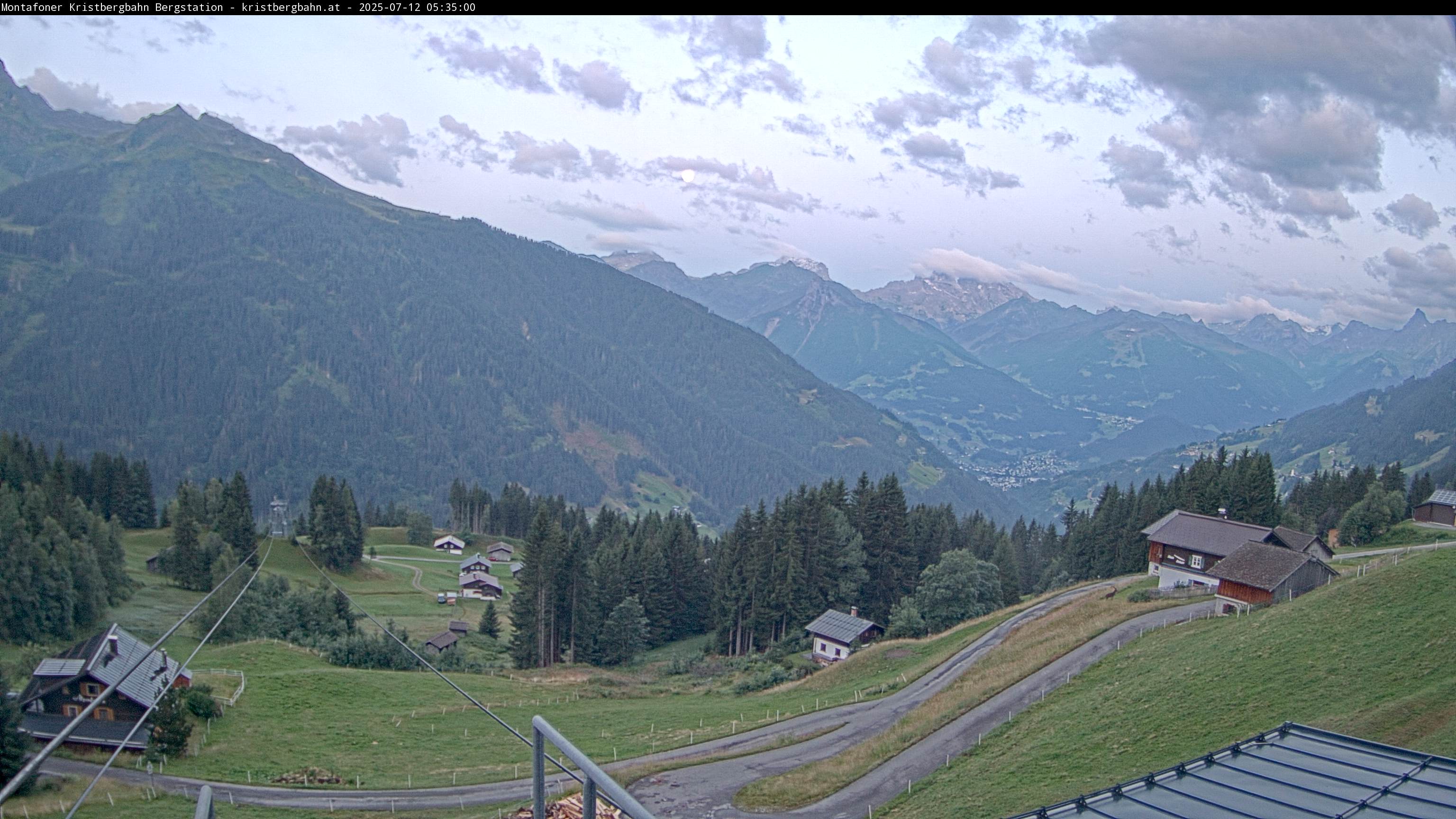 Montafoner Kristbergbahn Bergstation 1.443 m