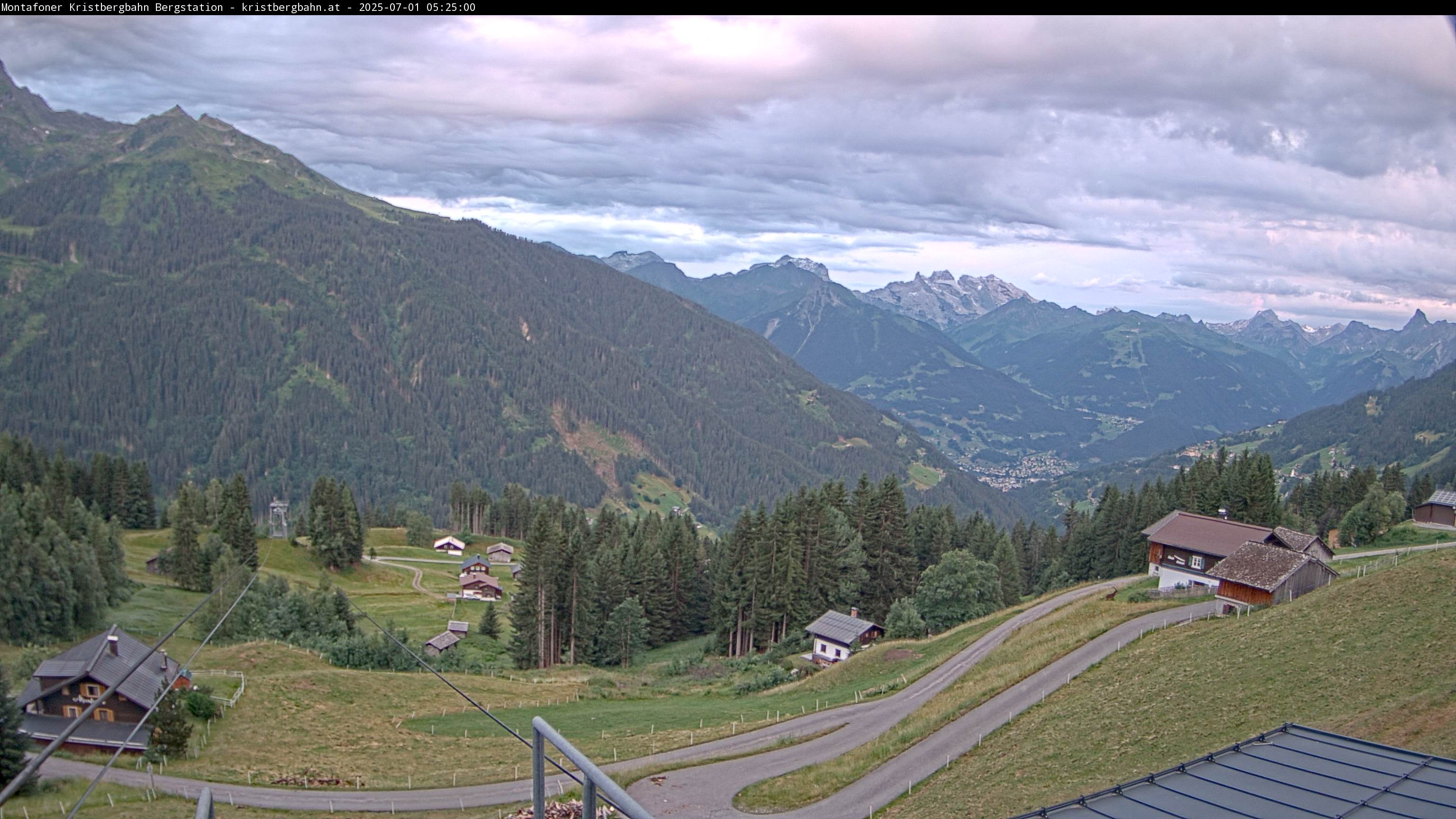 Montafoner Kristbergbahn Bergstation 1.443 m
