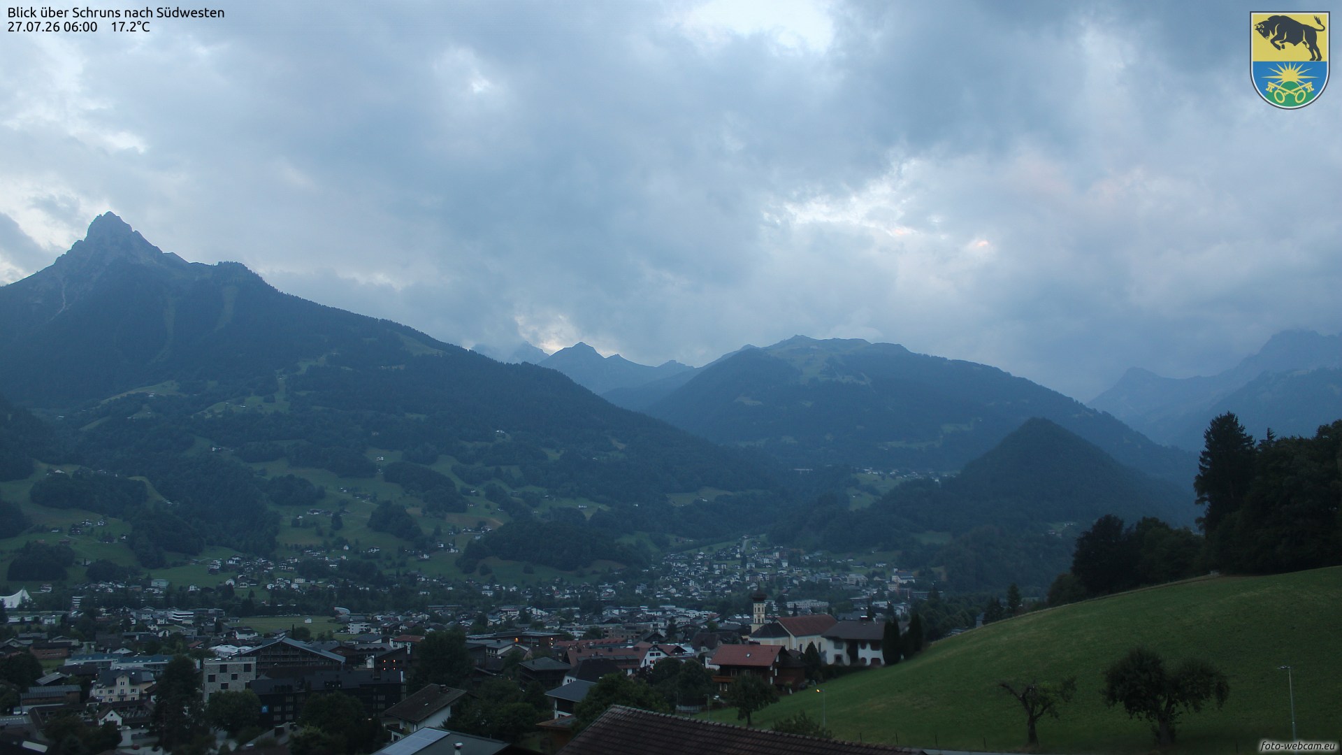 Marktgemeinde Schruns auf 735 m Seehöhe