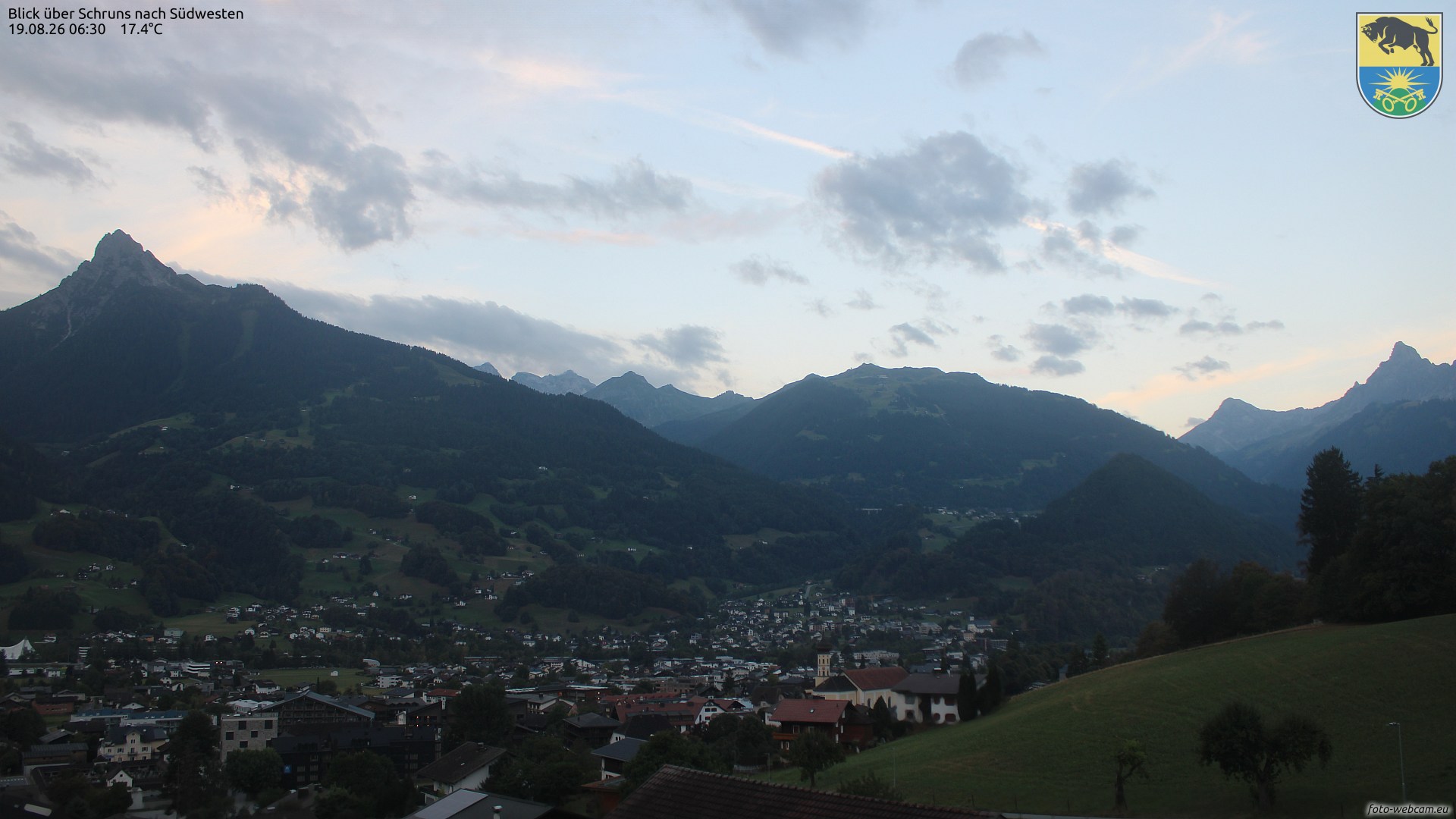 Marktgemeinde Schruns auf 735 m Seehöhe