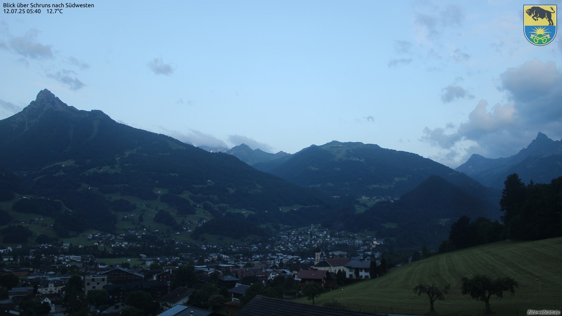 Marktgemeinde Schruns auf 735 m Seehöhe