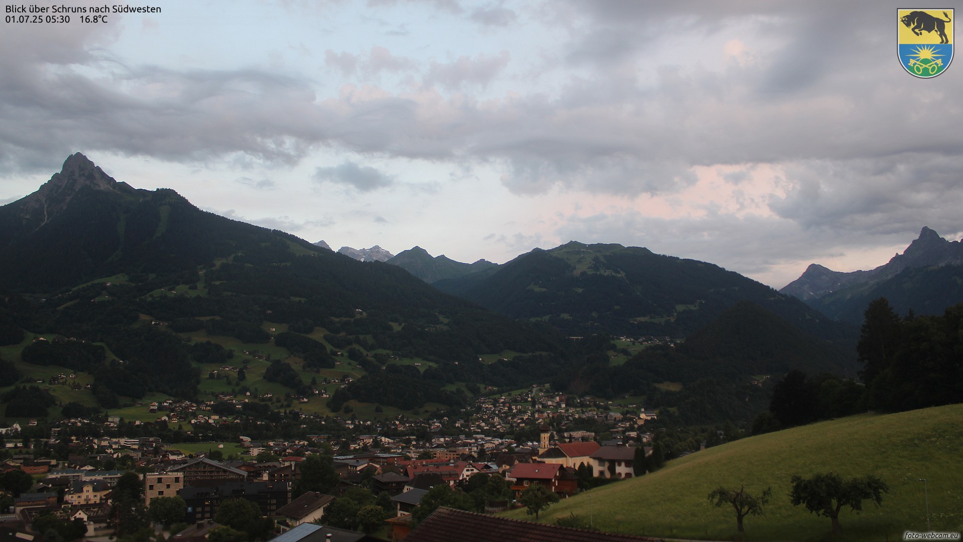 Marktgemeinde Schruns auf 735 m Seehöhe