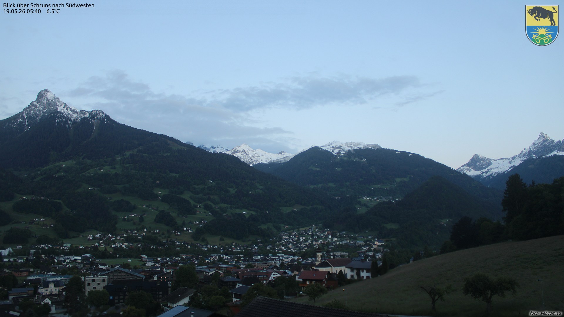 Marktgemeinde Schruns auf 735 m Seehöhe