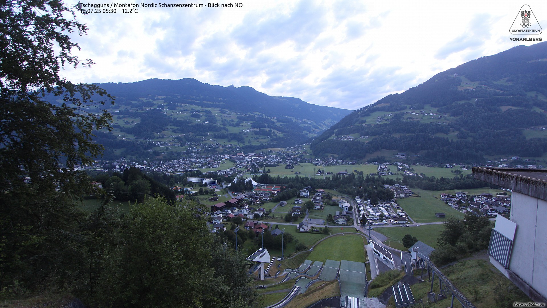 Tschagguns / Montafon Nordic Schanzenzentrum Berg 775 m