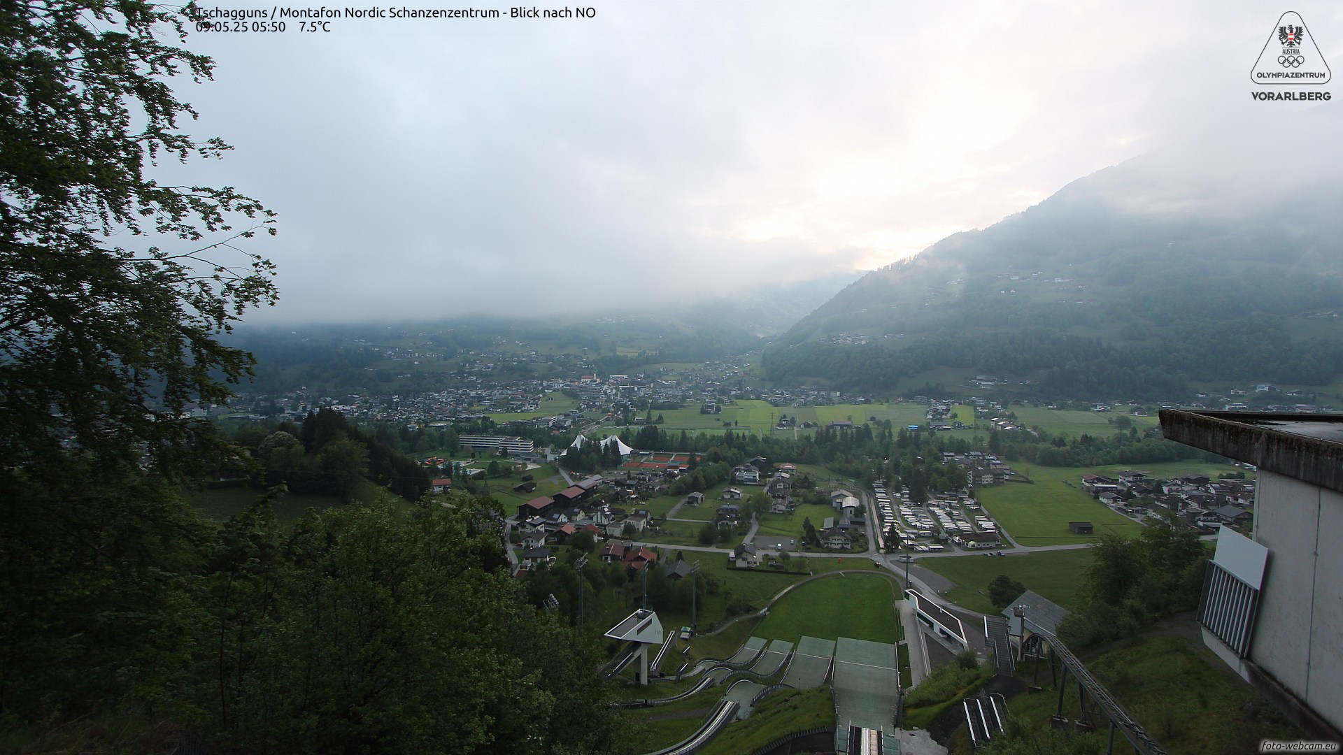 Tschagguns / Montafon Nordic Schanzenzentrum Berg 775 m
