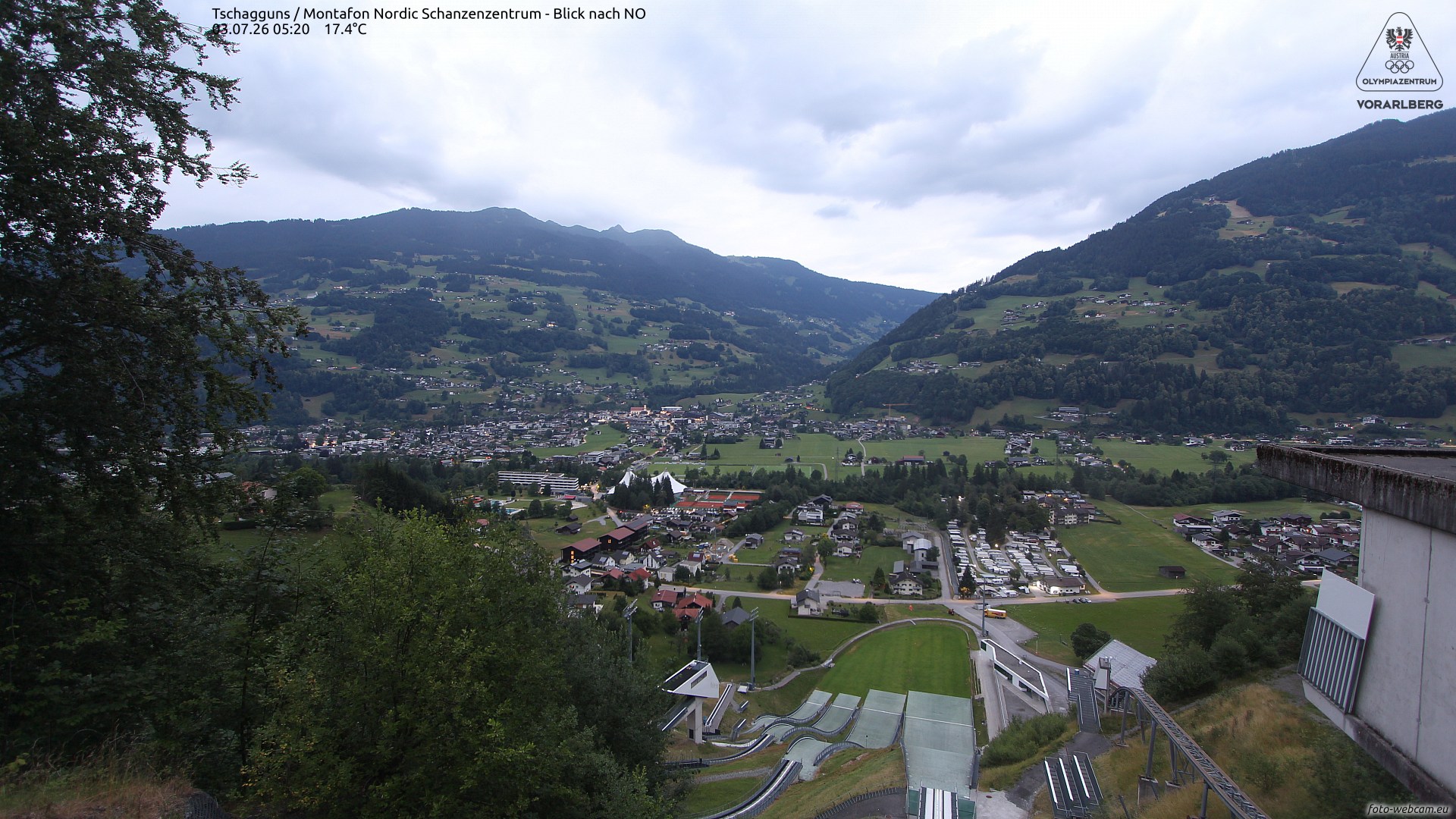 Tschagguns / Montafon Nordic Schanzenzentrum Berg 775 m