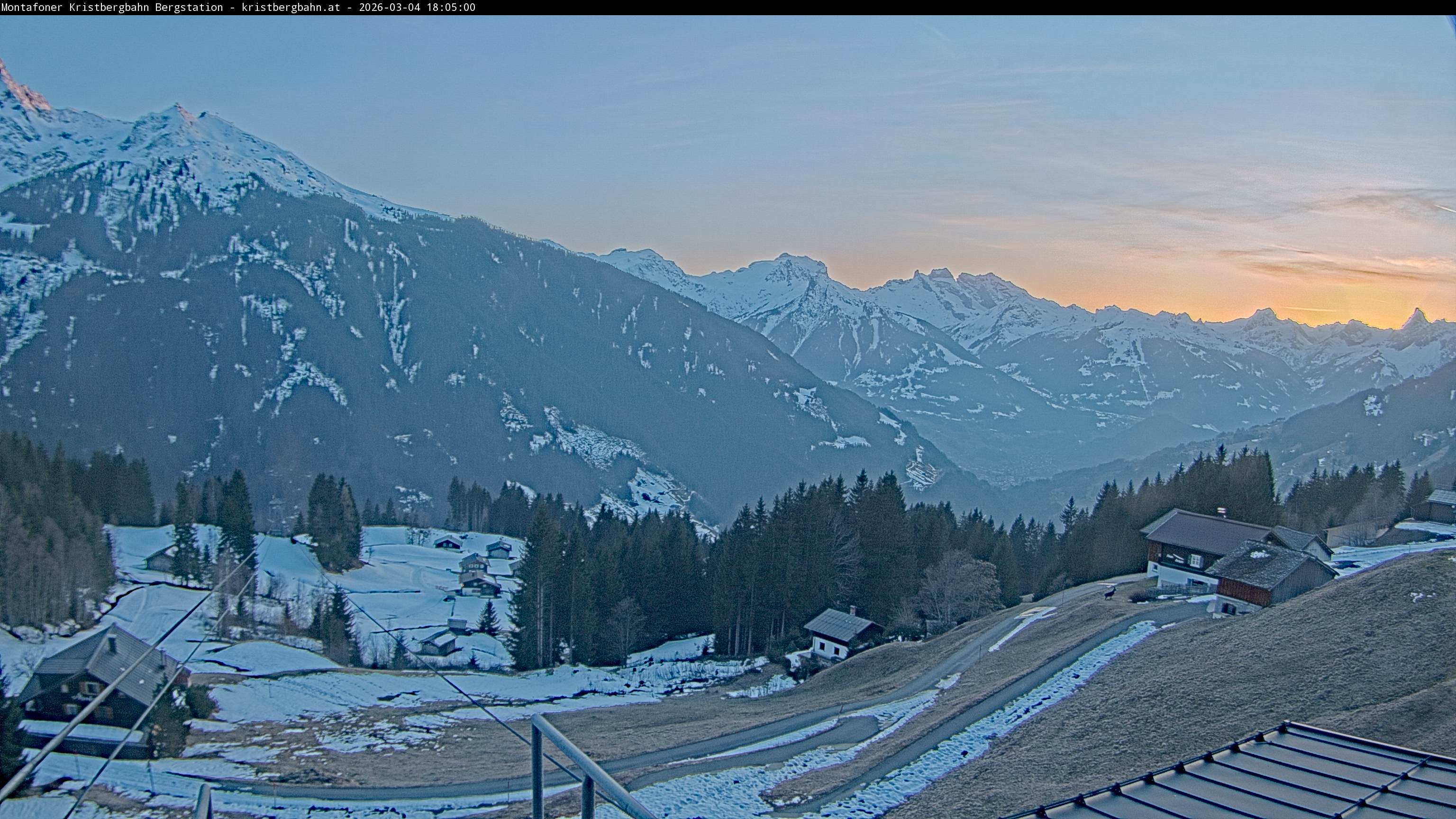 Montafoner Kristbergbahn Bergstation 1.443 m