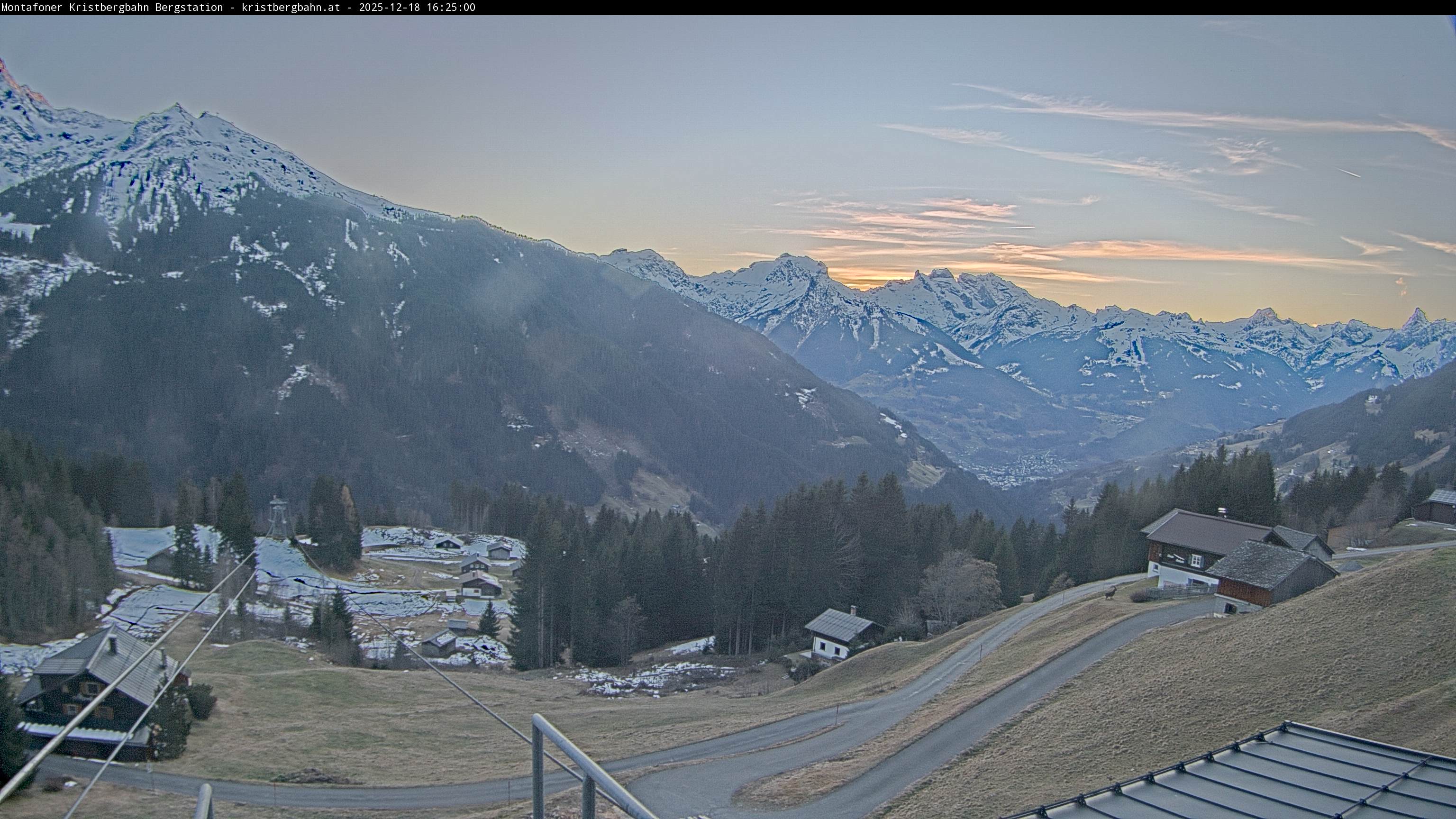 Montafoner Kristbergbahn Bergstation 1.443 m
