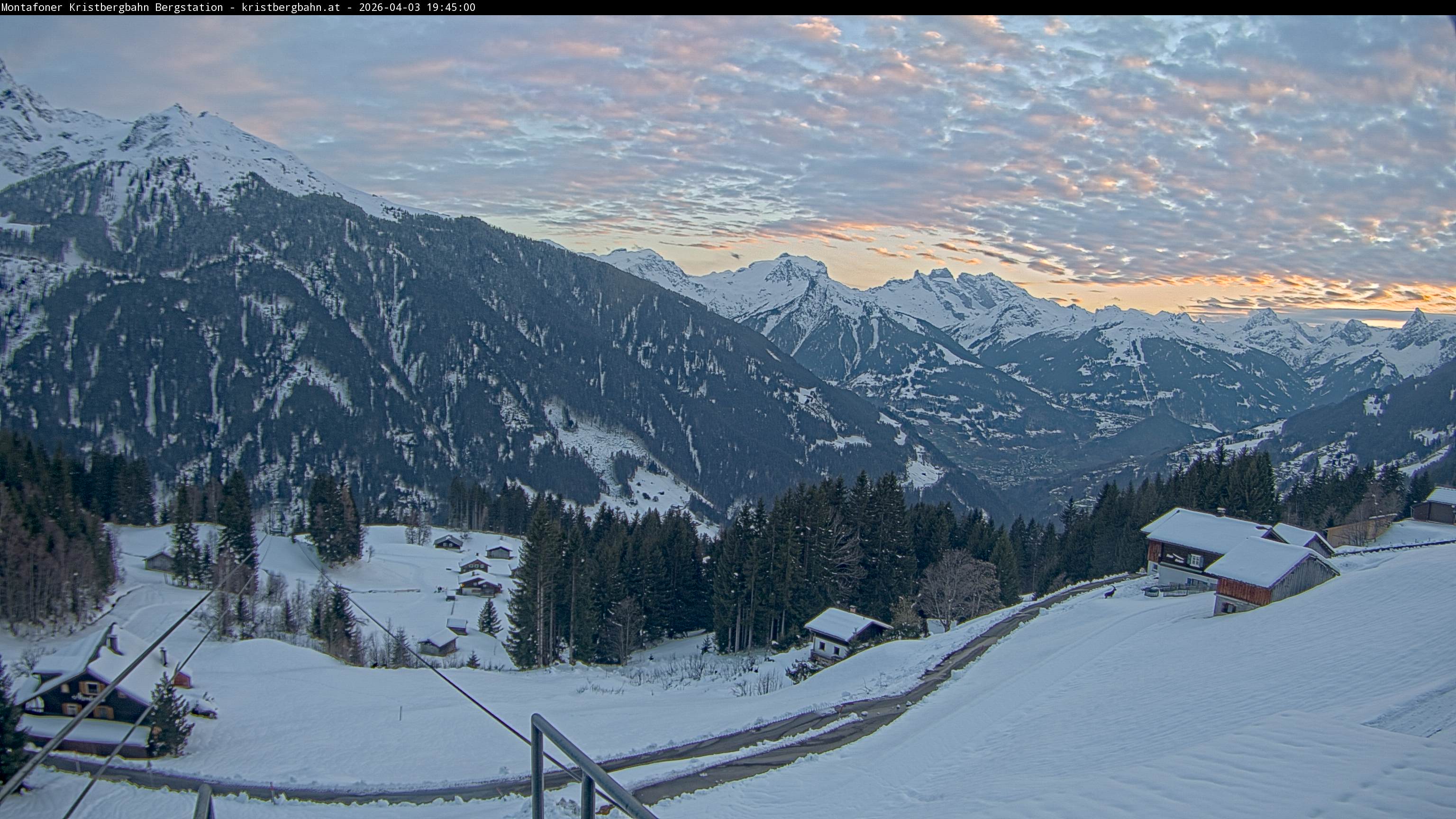 Montafoner Kristbergbahn Bergstation 1.443 m