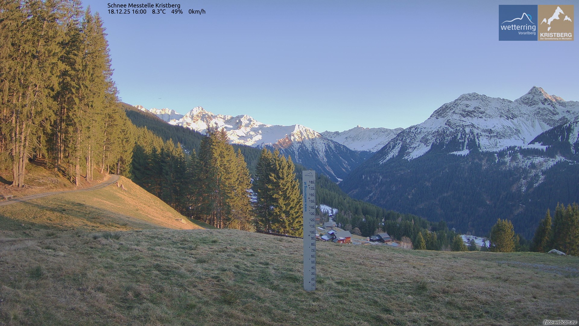 Schnee Messtelle Kristberg