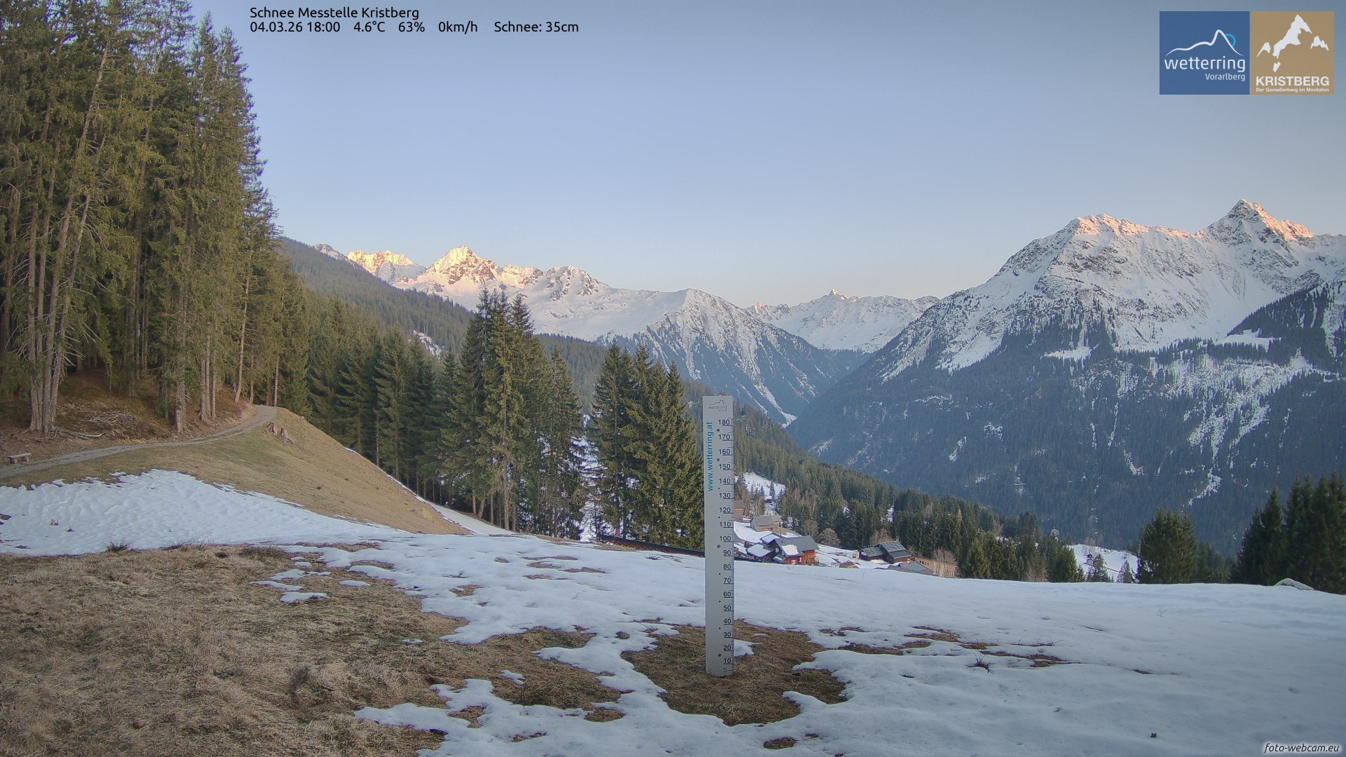 Schnee Messtelle Kristberg