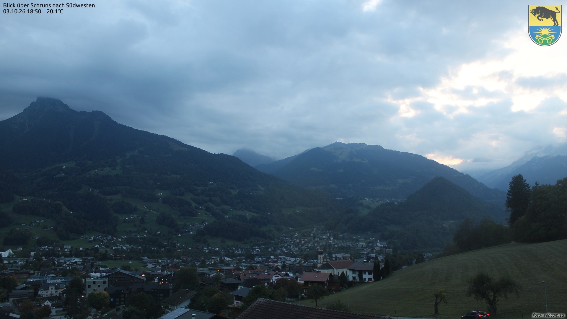 Marktgemeinde Schruns auf 735 m Seehöhe