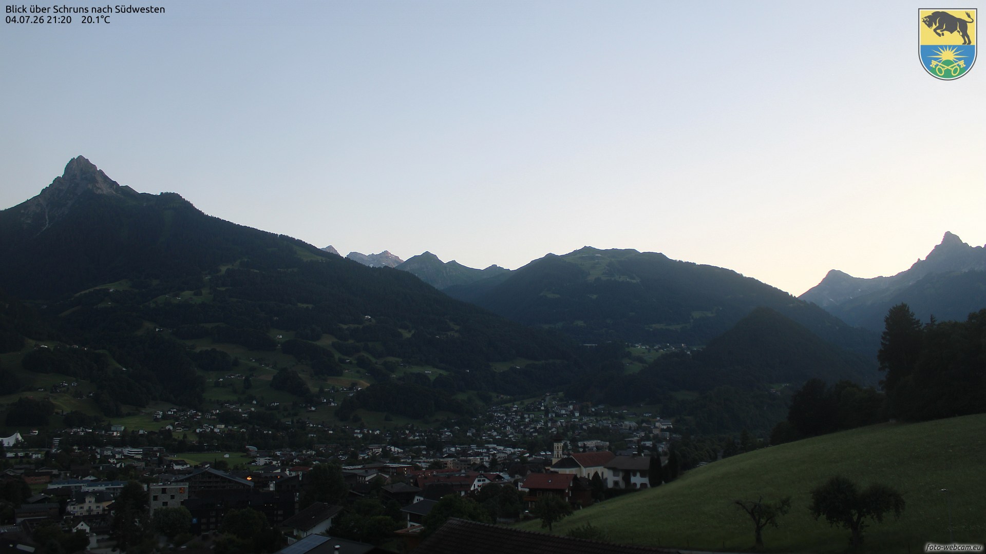Marktgemeinde Schruns auf 735 m Seehöhe