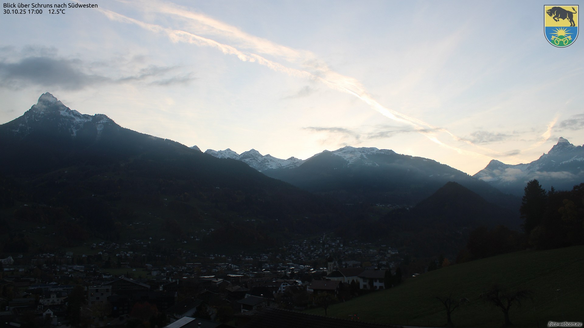 Marktgemeinde Schruns auf 735 m Seehöhe