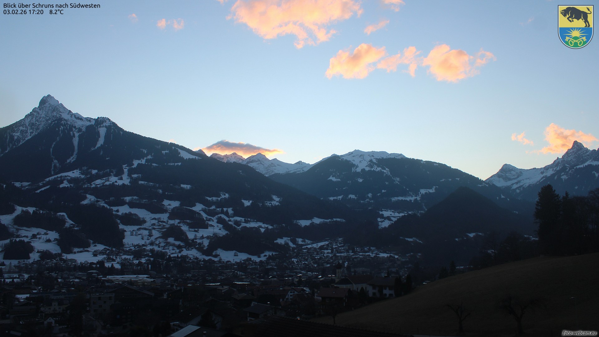 Marktgemeinde Schruns auf 735 m Seehöhe