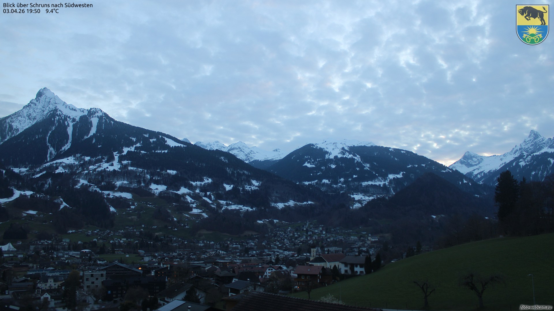 Marktgemeinde Schruns auf 735 m Seehöhe