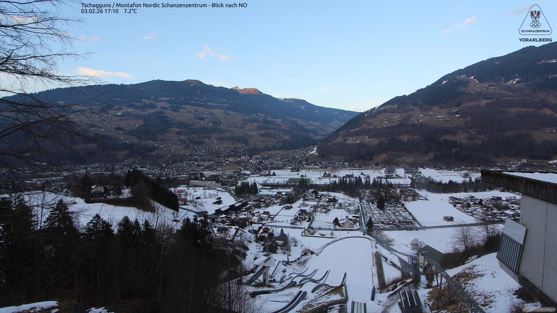 Tschagguns / Montafon Nordic Schanzenzentrum Berg 775 m
